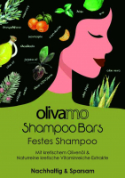 OLIVA Festes Shampoo für normales Haar mit Olivenöl, Arganöl, Limettenöl und Mandarienöl 125g von ABEA Kreta