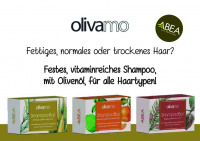 OLIVA Festes Shampoo für fettiges Haar mit Olivenöl, Rosmarin-Extrakt und Aloe Vera 125g von ABEA Kreta